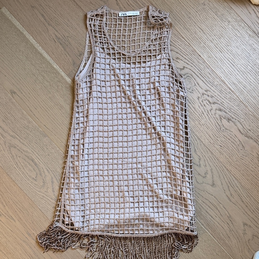 Zara Tan Dress